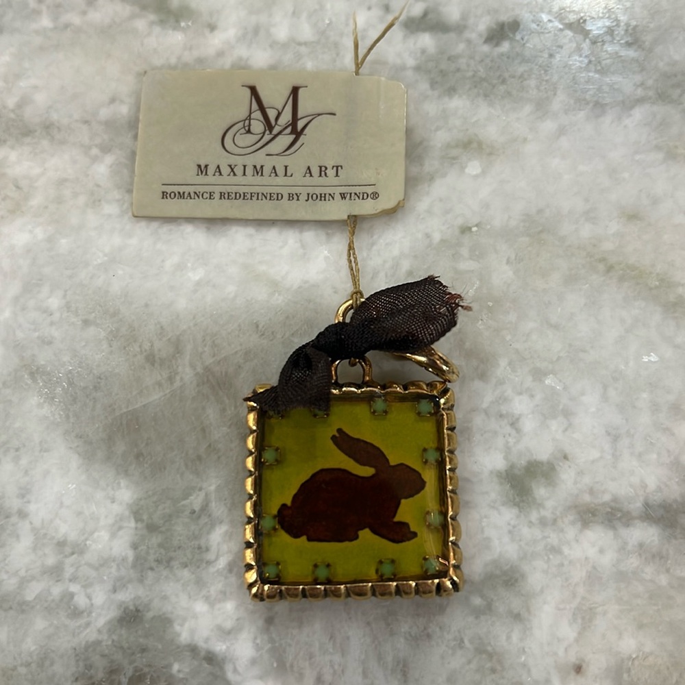 Maximal Art Rabbit charm by John Wind